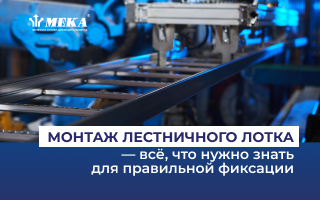 Монтаж лестничного лотка: способы крепления конструкций