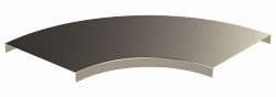 Крышка лестничного лотка KRL-KS90-600 R=300 HDG
