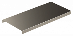 Крышка лестничного лотка KRL-KS-150 L=3000 PG